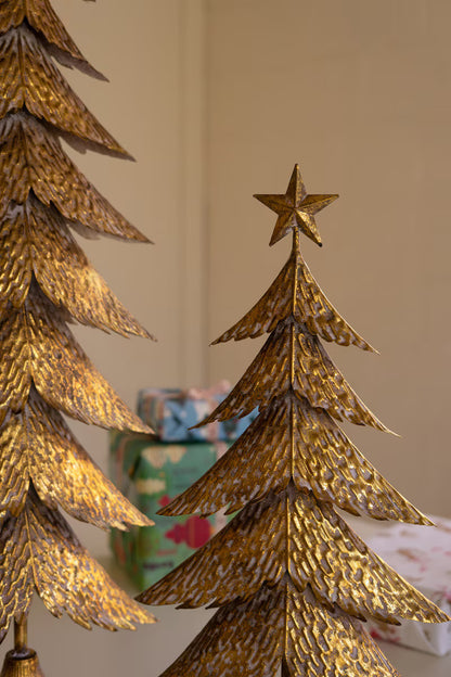 Antique Gold Christmas Trees