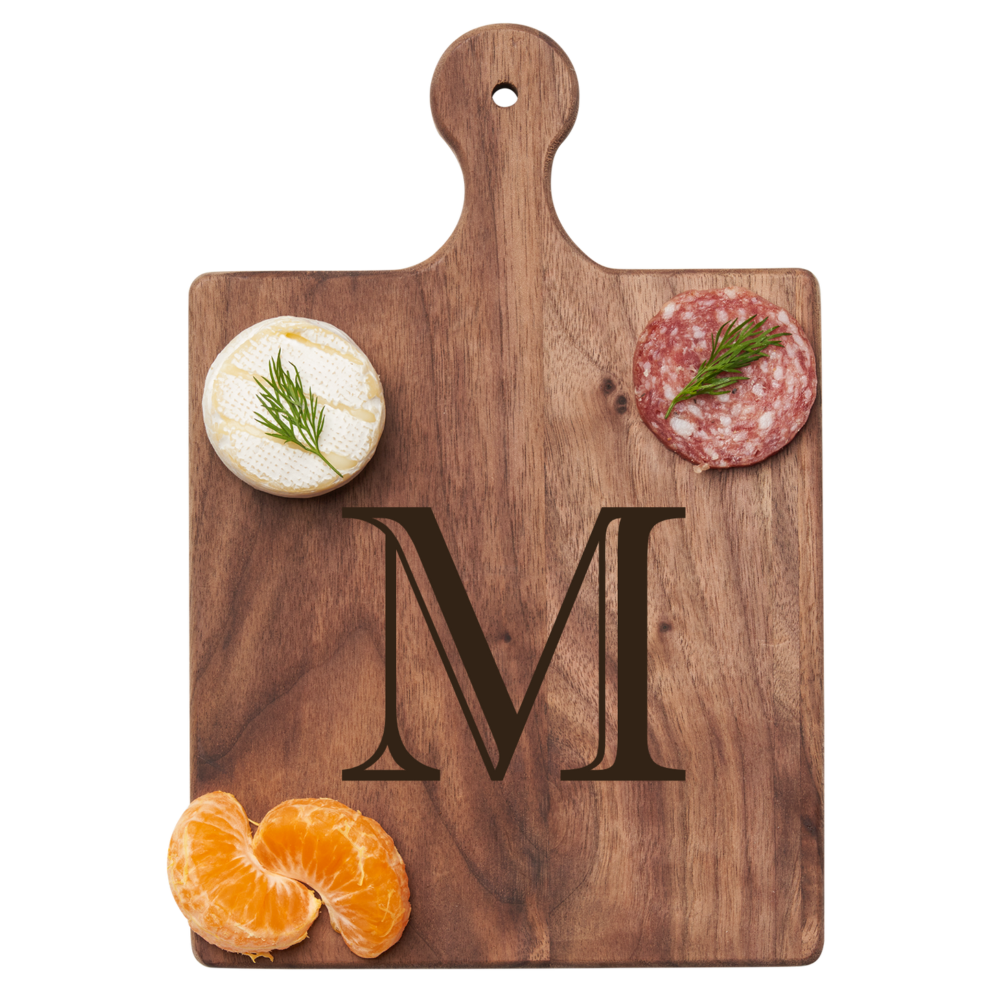 Artisan Maple Paddle - Initial with Gold Spreader & Ribbon