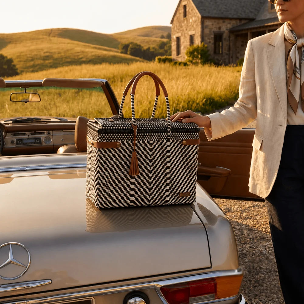 Closed Basket Jumbo Tote