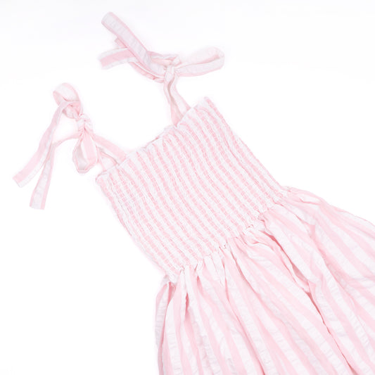 Smocked Tie Top Dress