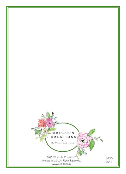 Floral Cross Matthew 5:4