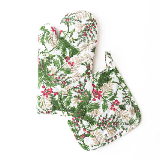 Holiday Oven Mitt Set