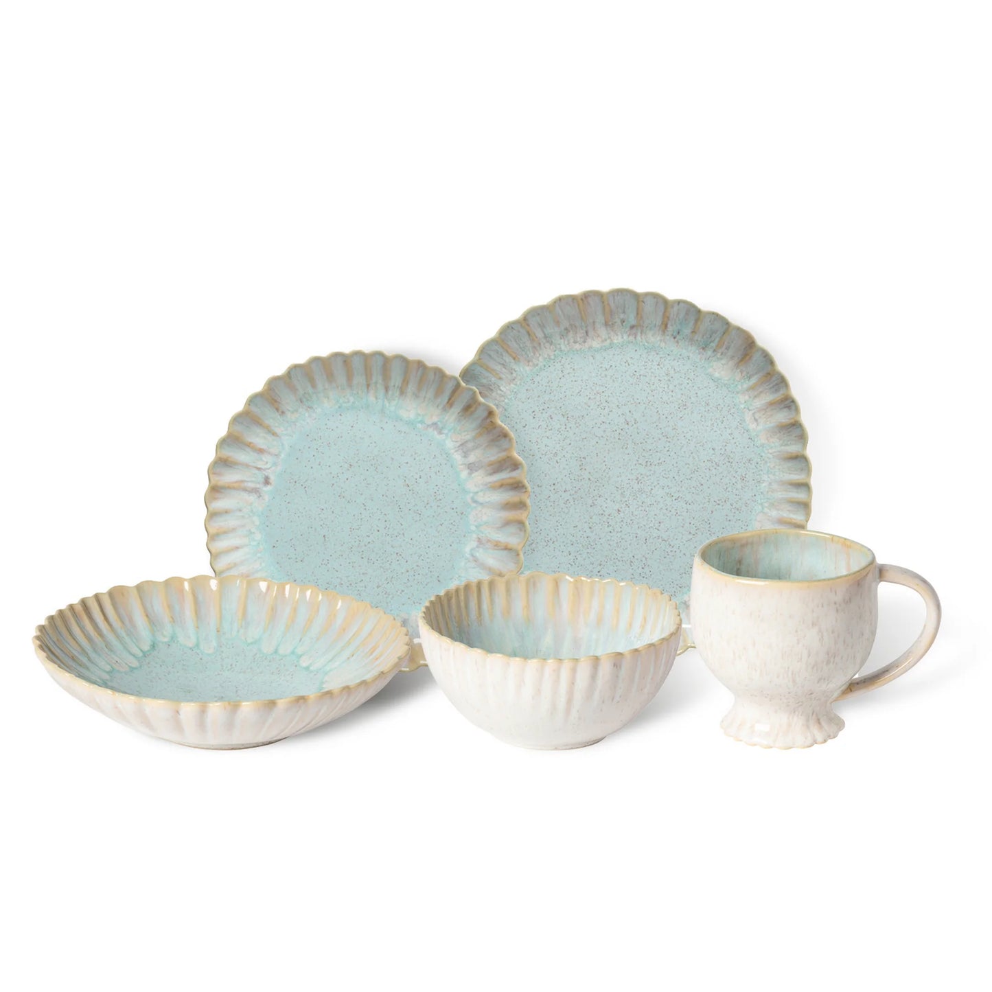 Casafina Mallorca Soup/Cereal Bowl-Sea Blue