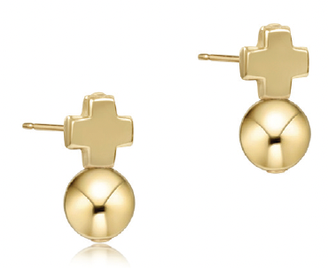 Signature Cross Stud w/ Drop