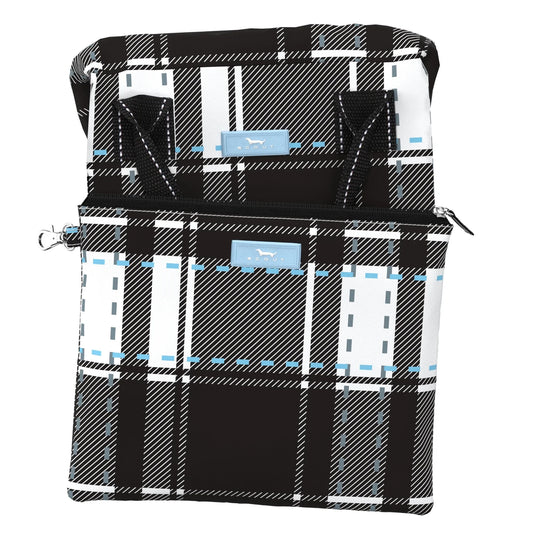 Sidekick Foldable Shoulder Bag- Plaid Pitt