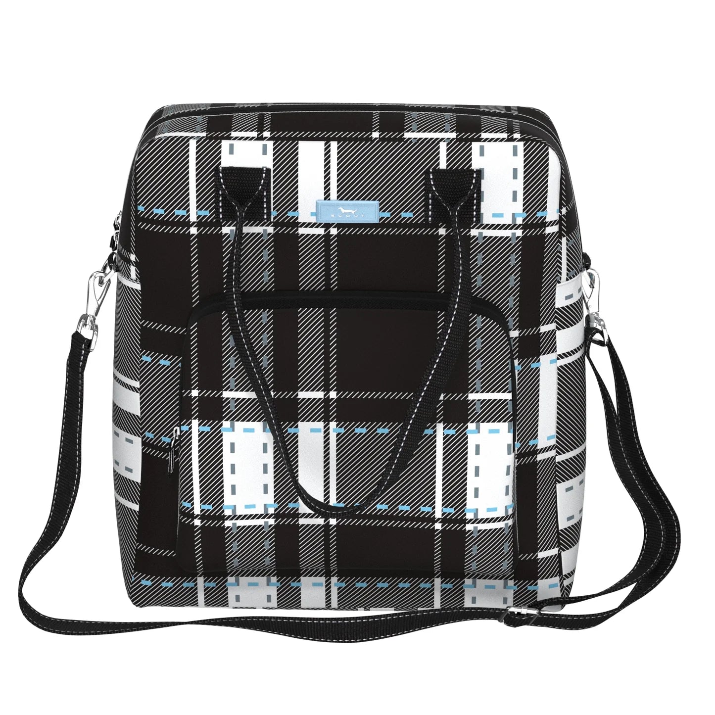 Sidekick Foldable Shoulder Bag- Plaid Pitt