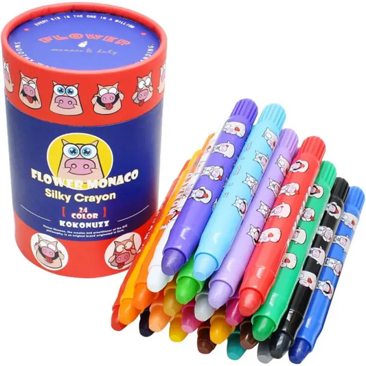 Flower Monaco Silky Crayons