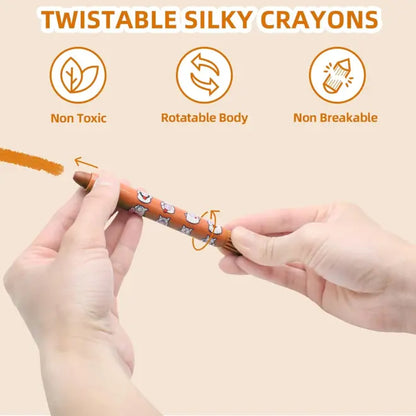 Flower Monaco Silky Crayons