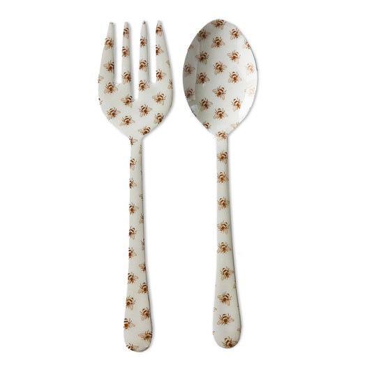 Bee Enamel Serving Utensil