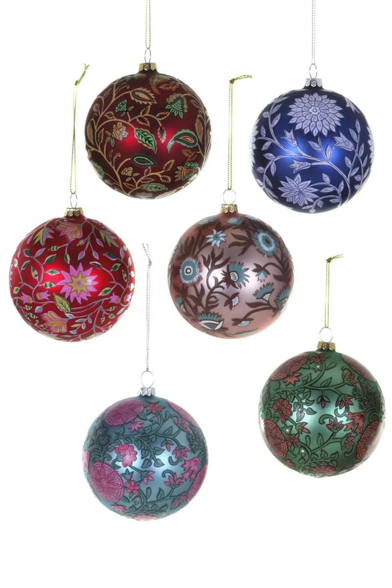 BLOCK PRINT BAUBLE