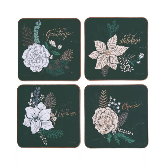 Emerald Christmas Coasters