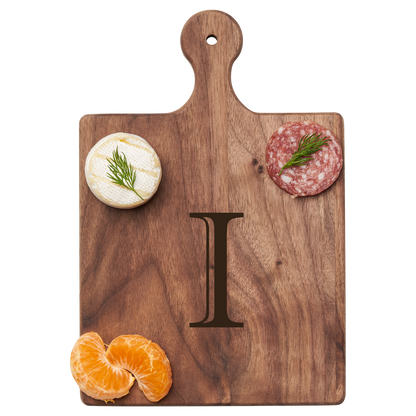 Artisan Maple Paddle - Initial with Gold Spreader & Ribbon