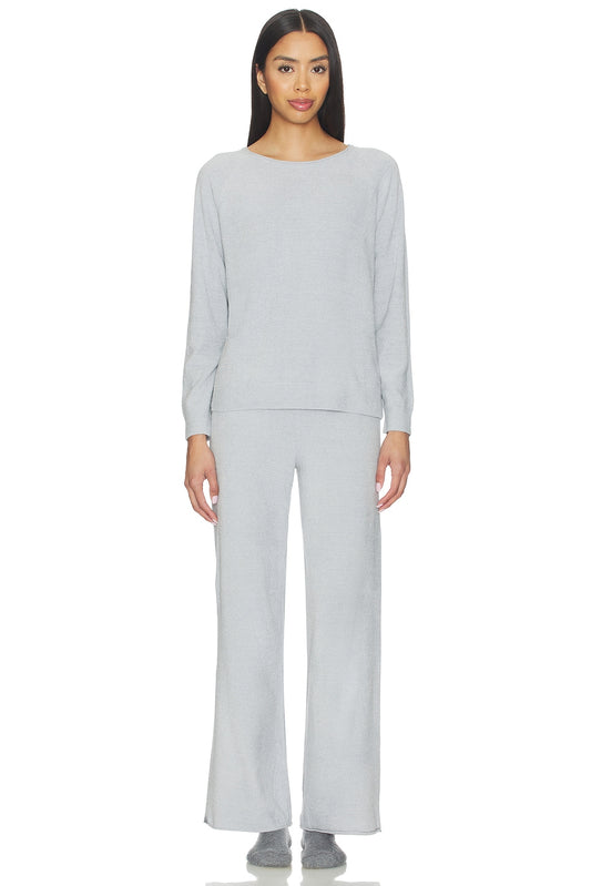 CCUL Jersey Roll Pullover & Wide Leg Pant