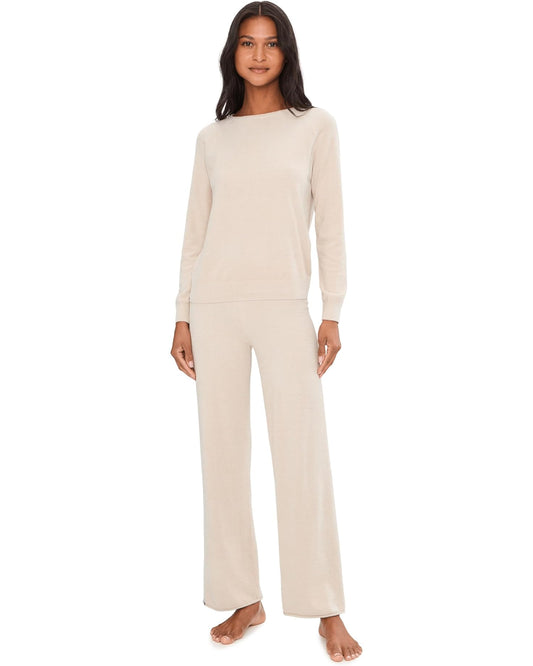 CCUL Jersey Roll Pullover & Wide Leg Pant