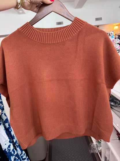Dropped Shoulder Sweater Top