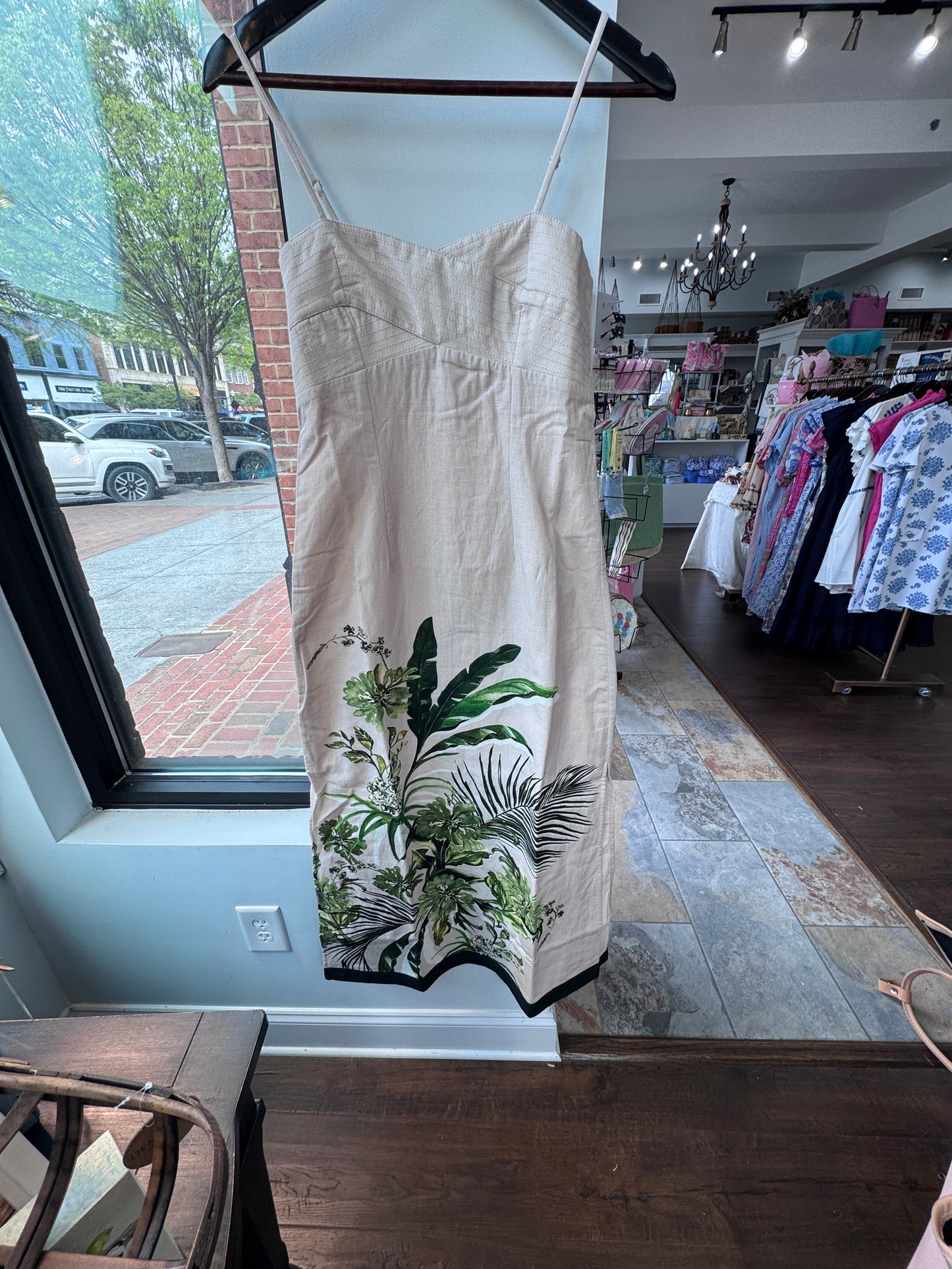 Carlie Midi Botanic Dress