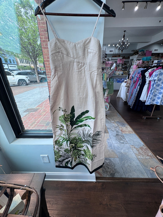 Carlie Midi Botanic Dress
