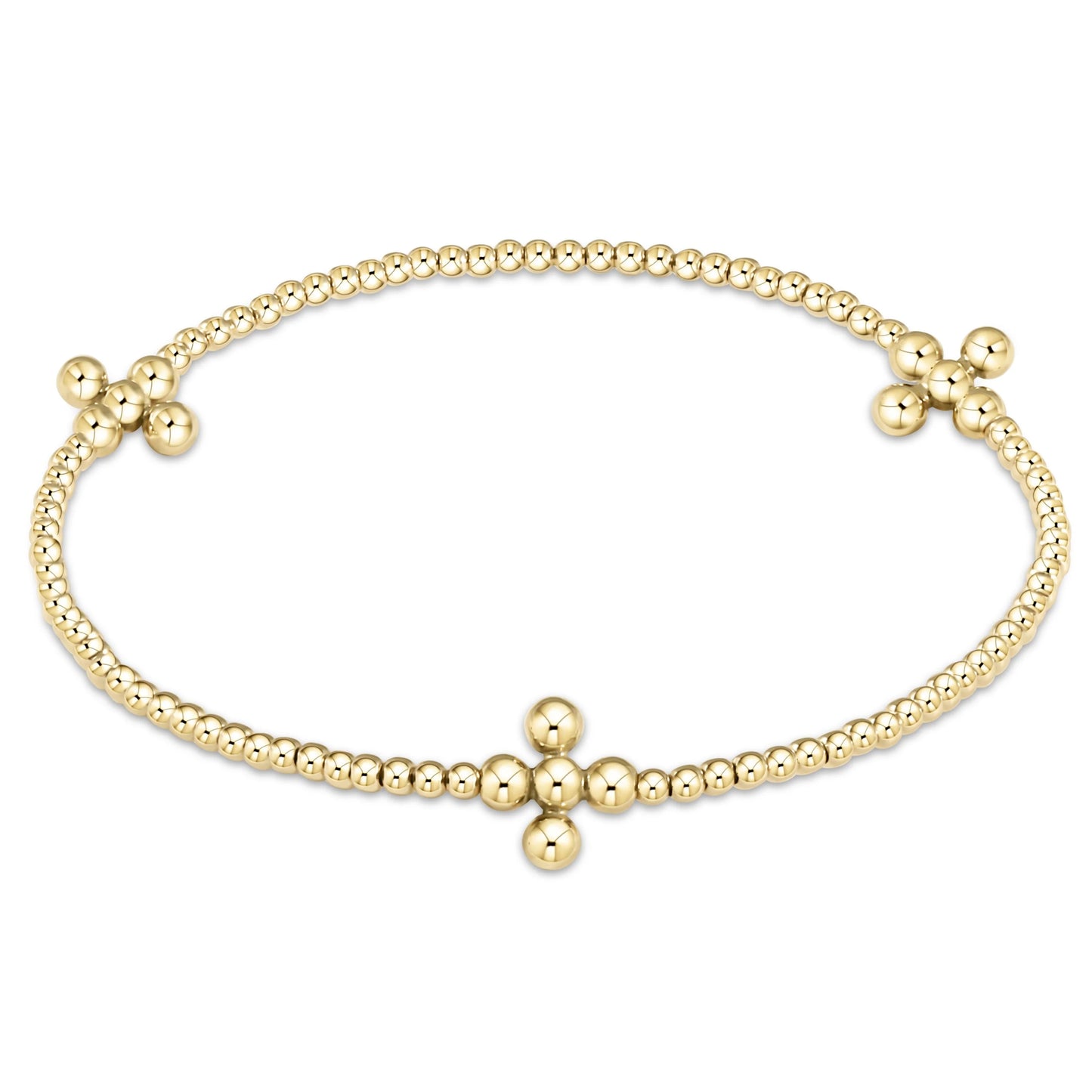 Signature Cross Gold Bracelet