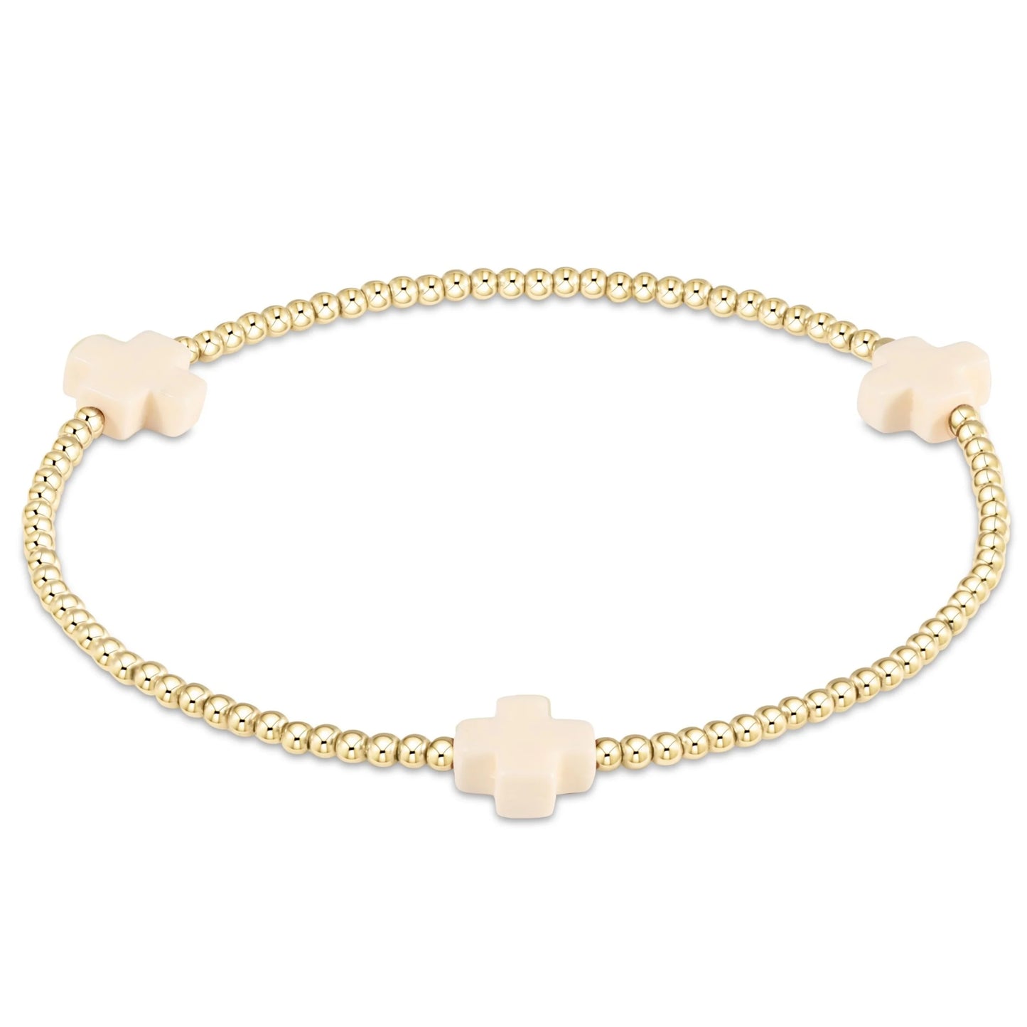 Signature Cross Gold Bracelet