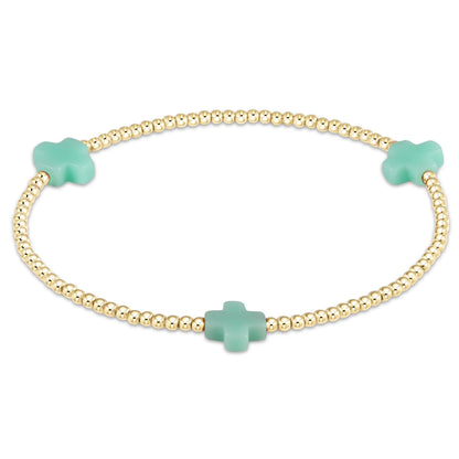Signature Cross Gold Bracelet