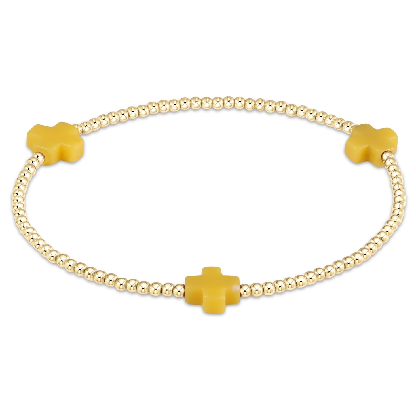 Signature Cross Gold Bracelet