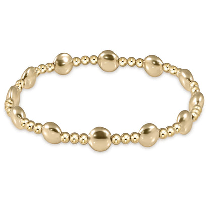 Honesty Gold Bead Bracelet