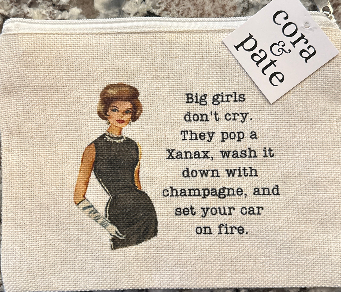 Big Girls Don't Cry Accessory Bag