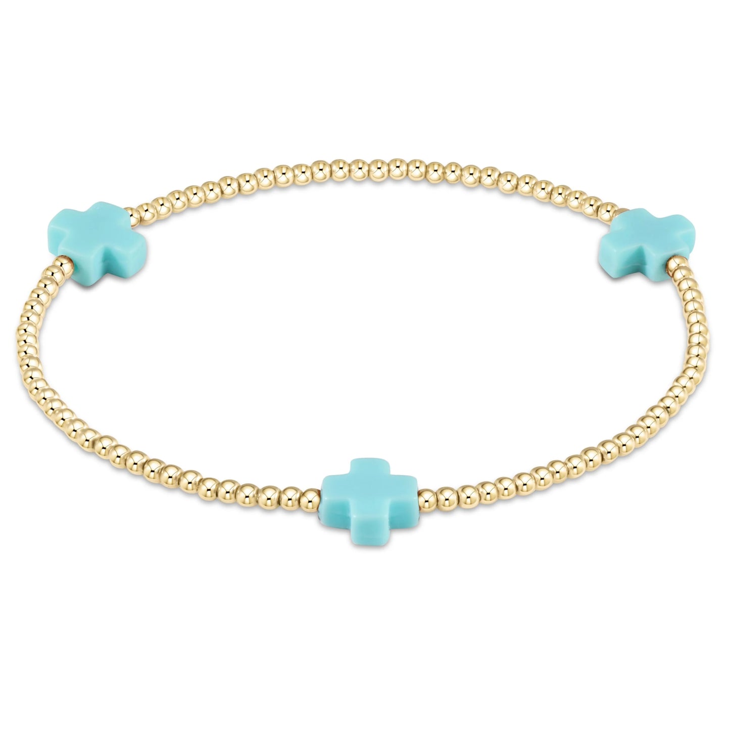 Signature Cross Gold Bracelet