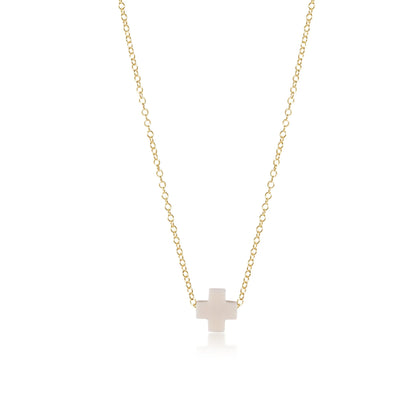 16" Signature Cross Necklace