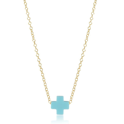 16" Signature Cross Necklace