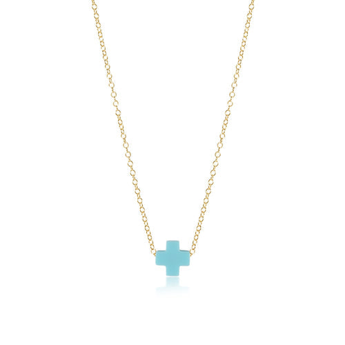 egirl 14" Necklace Gold - Signature Cross