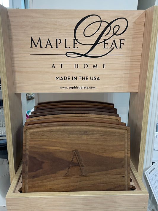 Arched Artisan Walnut Board-  Personalized-  12 x 9"