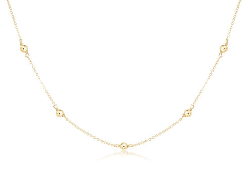 15" Choker Simplicity Pattern - Gold