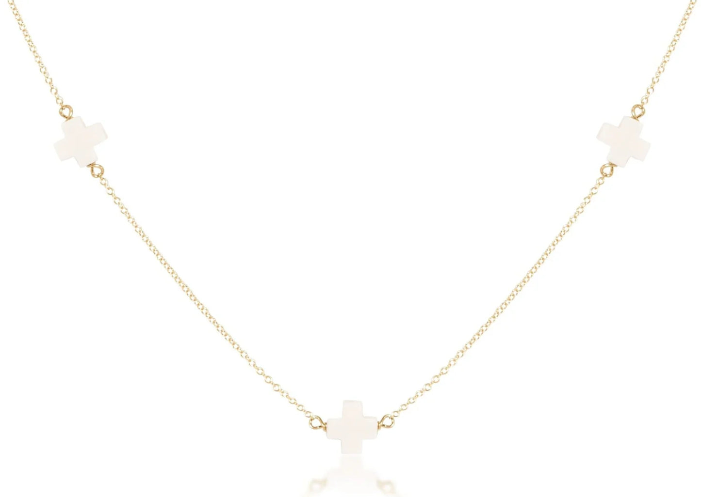 17" Choker Simplicity Pattern - Signature Cross
