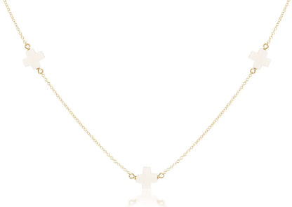 17" Choker Simplicity Pattern - Signature Cross