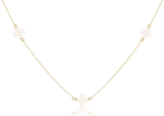 17" Choker Simplicity Pattern - Signature Cross