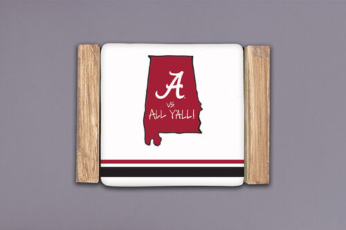 Alabama Striped Coaster Set