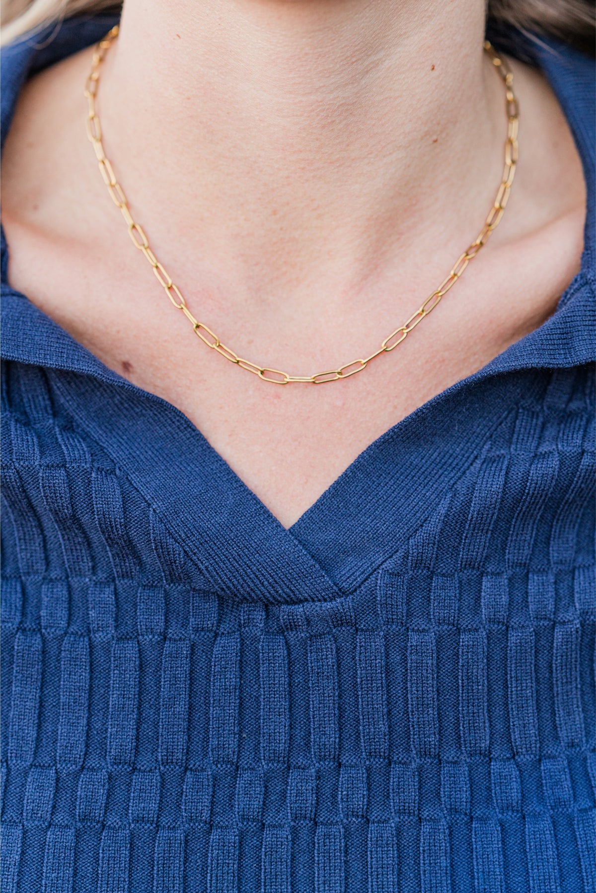 Paperclip Charm Necklace