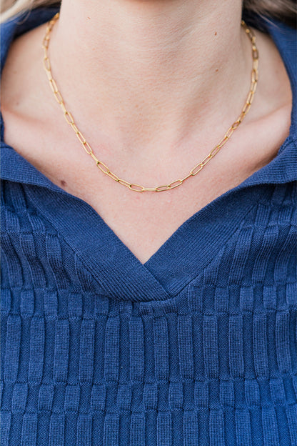 Paperclip Charm Necklace