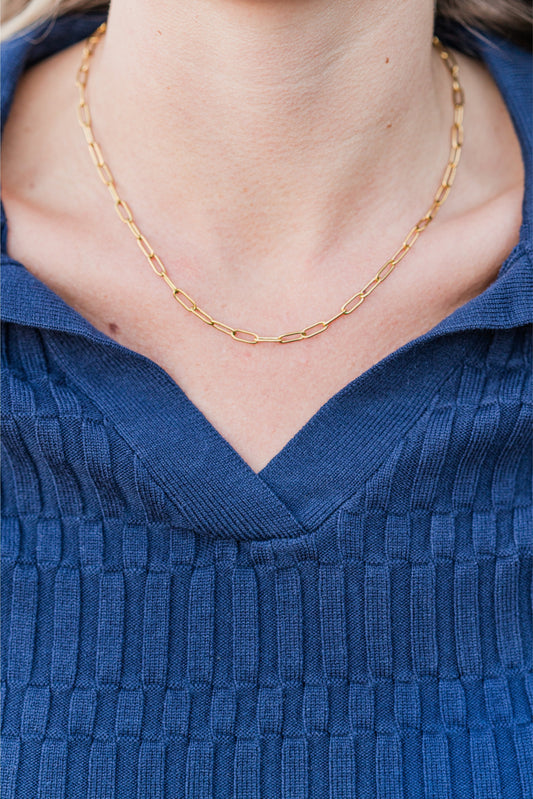 Paperclip Charm Necklace