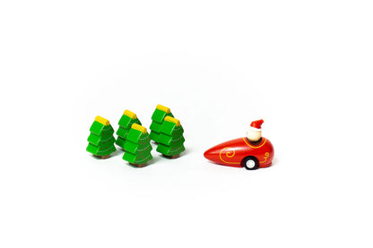Santa & Christmas Trees Bowling Game
