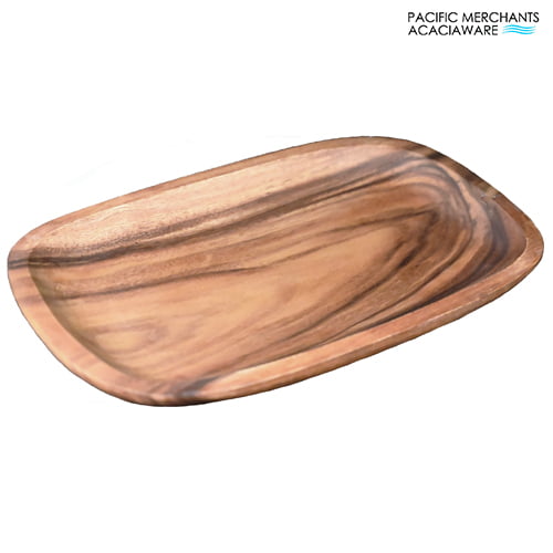 Acacia Wood Oval Serving Platter