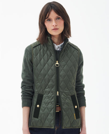 Barbour Poppy Gillet - Olive