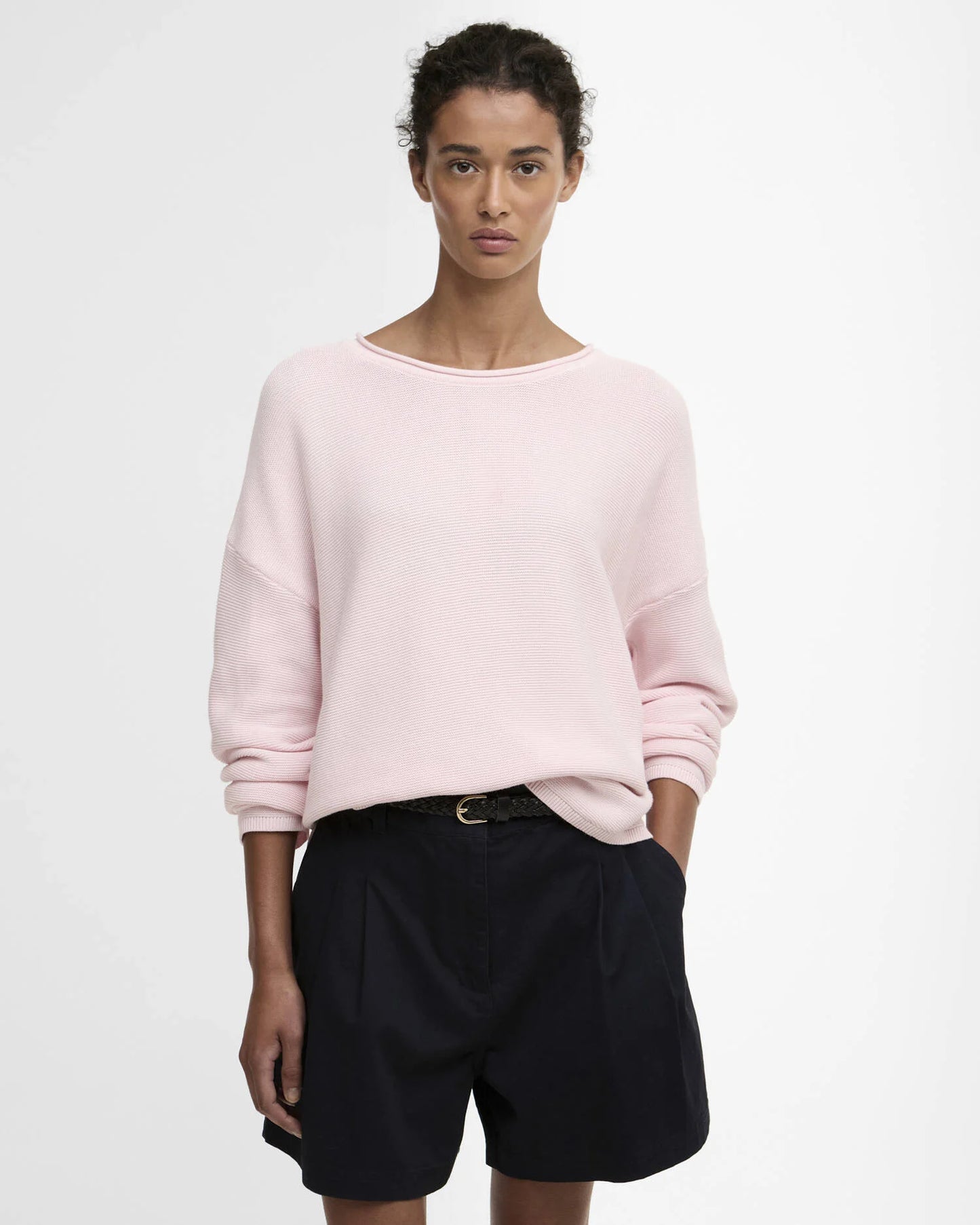Marine Crew Neck Jumper