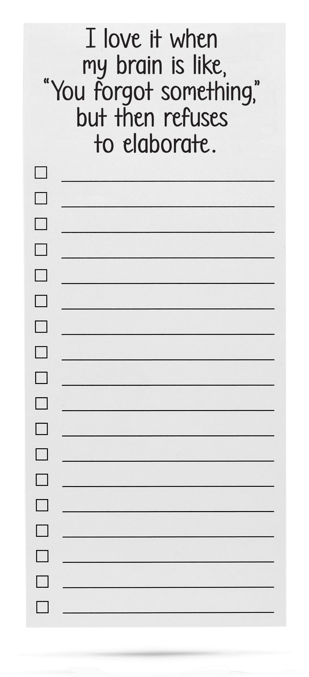 List Pad