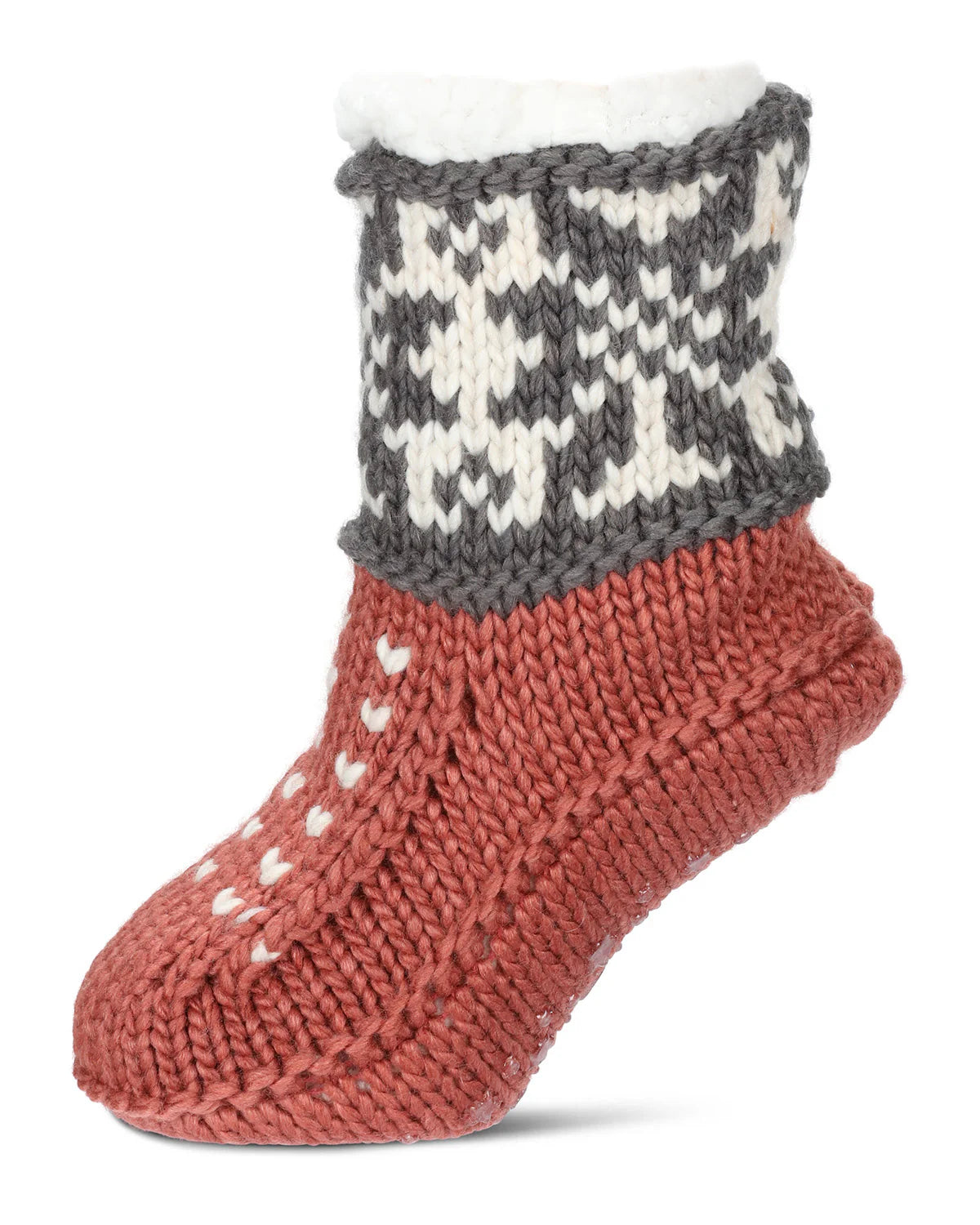 Knit Sherpa Lined Lounge Sock