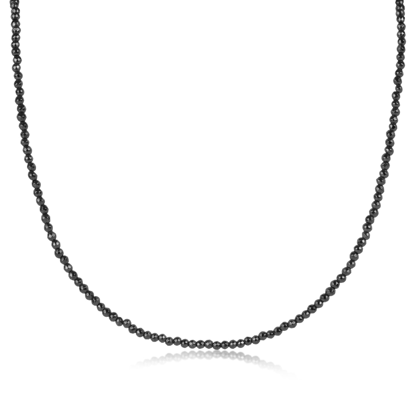 15"Hematite Choker - Beaded