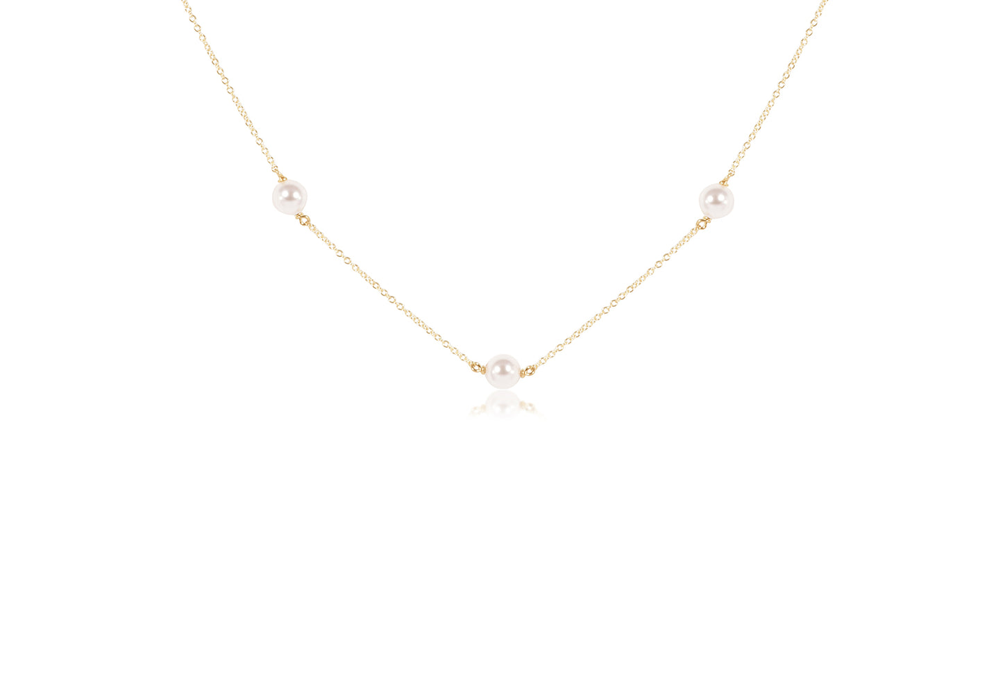 15" Choker Simplicity Pattern - Pearl