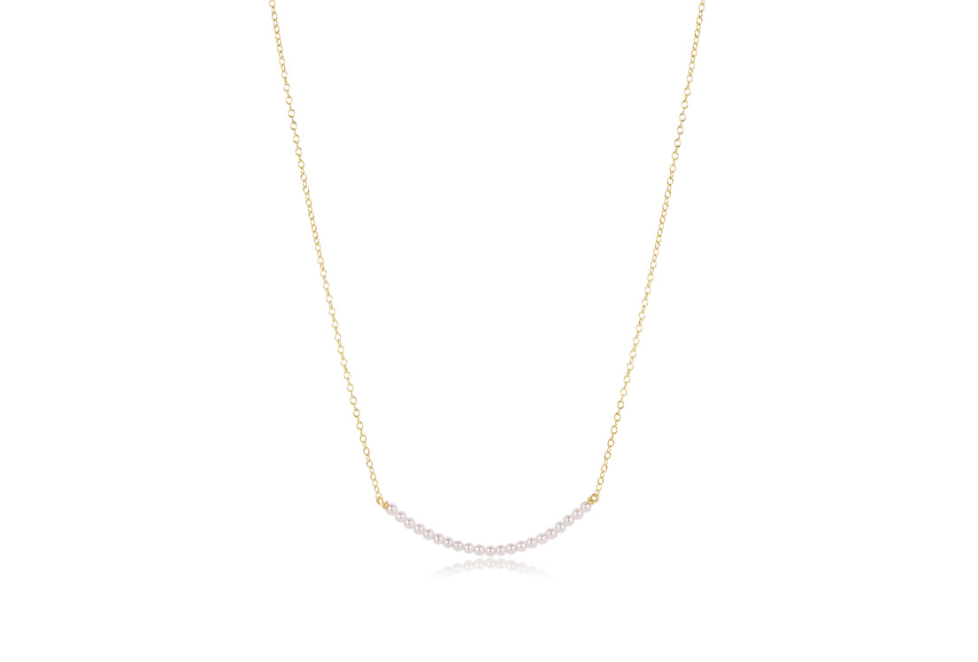 16" Gold Bar Necklace