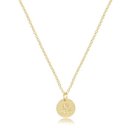 16"  Gold Charm Necklace